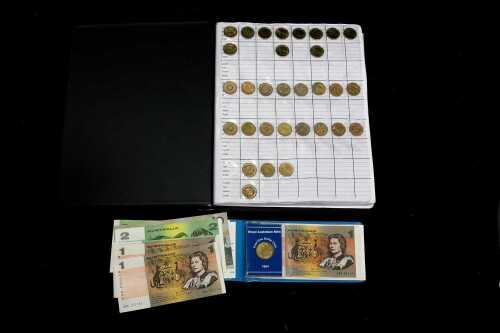 Album of Australian decimal coins