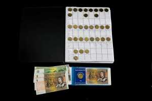 Album of Australian decimal coins