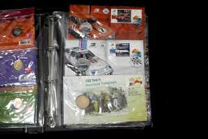Album of Australian Philatelic Numismatic Covers and Mint coins - 2