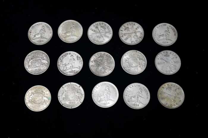 15 x Pre Decimal Australian Florins