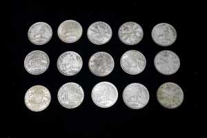 15 x Pre Decimal Australian Florins