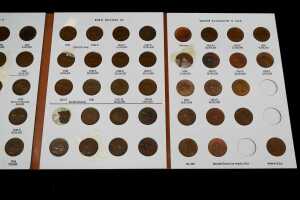 A group of Australian pennies and half pennies - 3