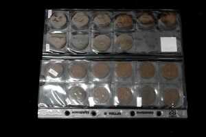 A group of Australian pennies and half pennies - 4