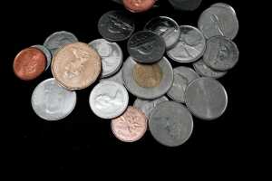 Group of Canadian and USA currency - 2