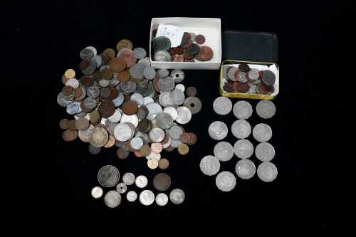 Large asssortment of world coins