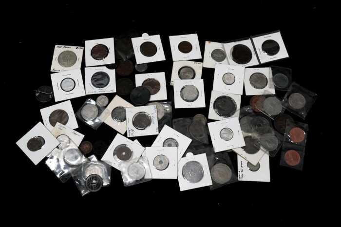 Selection of interesting world coins