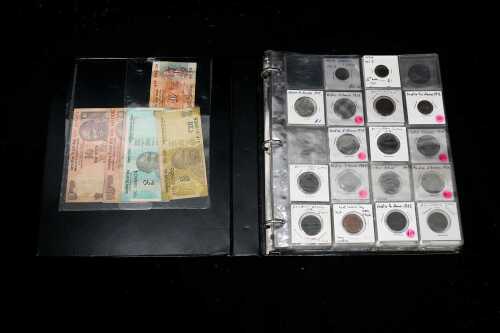 Album of British Indian coins