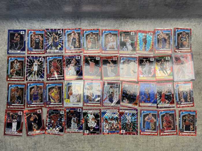 Group of Panini basketball cards