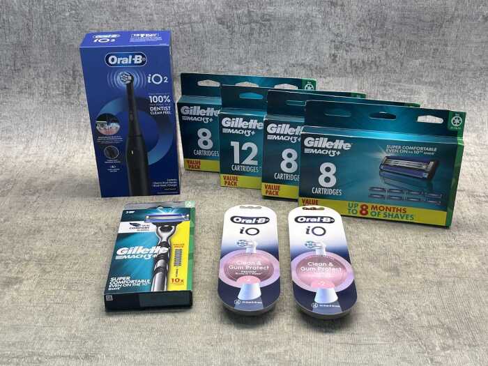 Group of Men's hygiene products