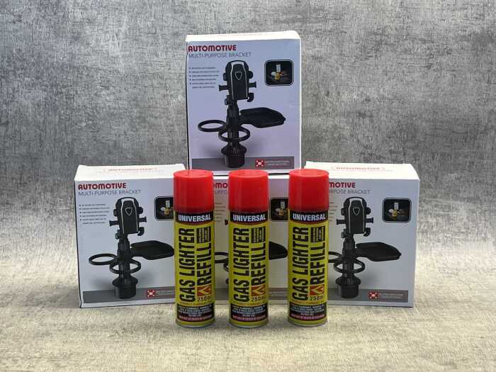 Group of garage products