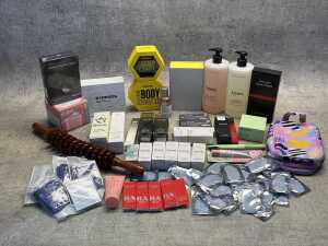 Group of beauty products