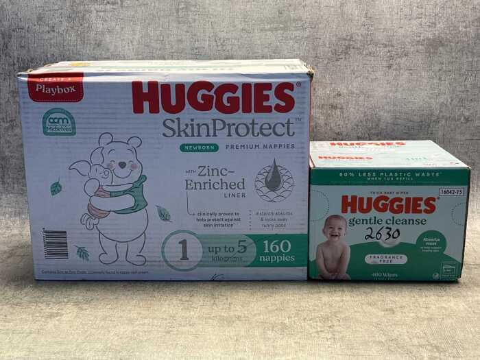 Huggies nappies & wipes