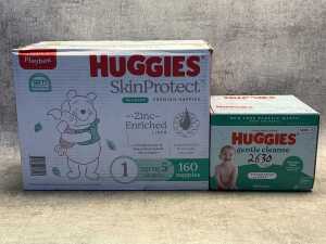 Huggies nappies & wipes