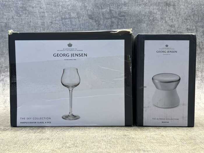Georg Jensen glasses & mortar