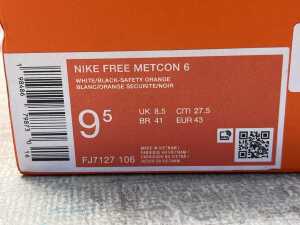 Nike Free Metcon 6 size US 9.5 - 5