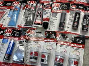 Group of J-B Weld products - 3