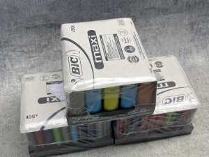 Three sealed packs of BIC lighters - 2