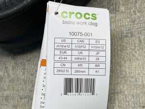 Crocs Bistro Work Clog size US 10 Men's - 4