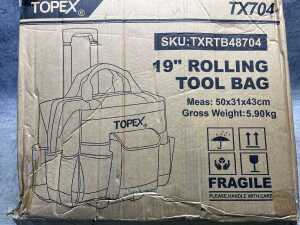 Topex 19" rolling tool bag - 2