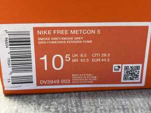 Nike Free Metcon 5 size US 10.5 - 5