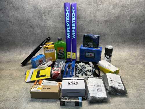 Group of garage products