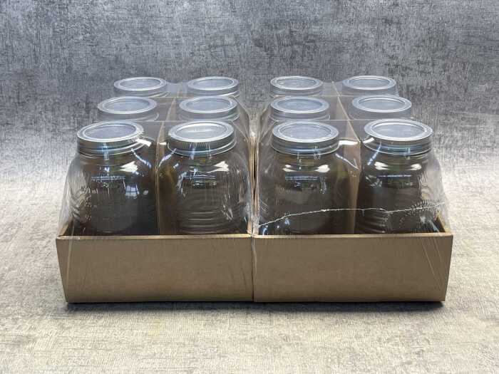 12 Salisbury & Co. old fashioned mason jars