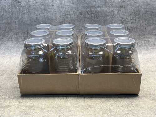 12 Salisbury & Co. old fashioned mason jars