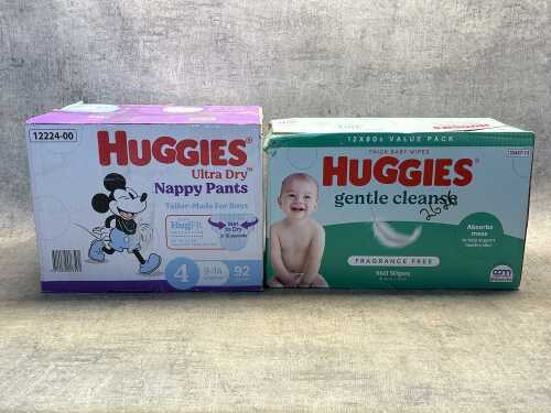 Huggies nappies & wipes