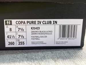 Adidas Copa Pure IV Club size US 8 - 5