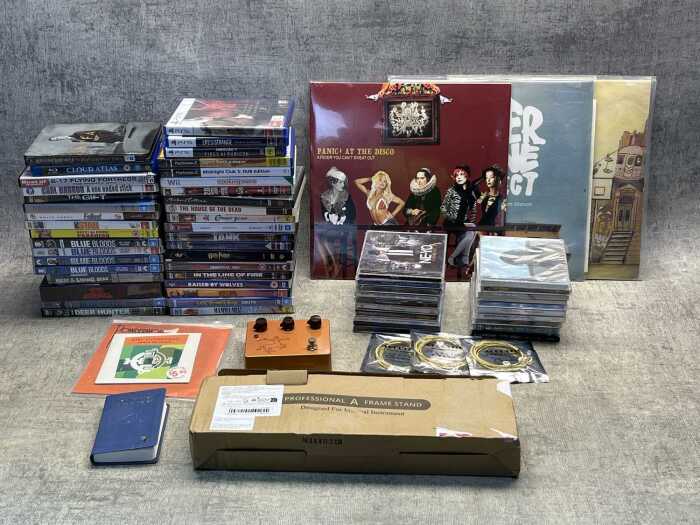 Group of CD's, DVD's, Vinyl, etc.