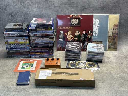 Group of CD's, DVD's, Vinyl, etc.
