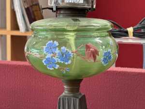 Antique American kerosene lamp - 3