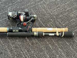 Two fishing rods