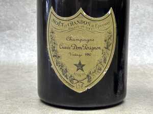 A Magnum of Dom Perignon and a Bottle of Moet Champagne - 2