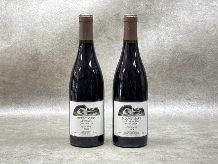 Two bottles of Mount Mary Yarra Valley Pinot Noir 2008 (RRP $270 each)