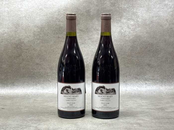 Two bottles of Mount Mary Yarra Valley Pinot Noir 2005 (RRP $250 each)