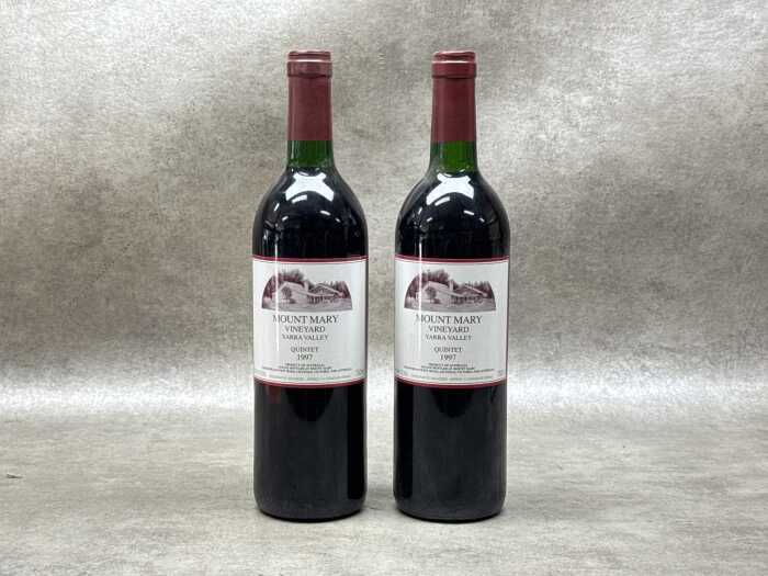 Two bottles of Mount Mary Yarra Valley Quintet 1997 (RRP $225 each)