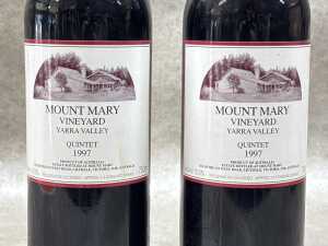 Two bottles of Mount Mary Yarra Valley Quintet 1997 (RRP $225 each) - 2