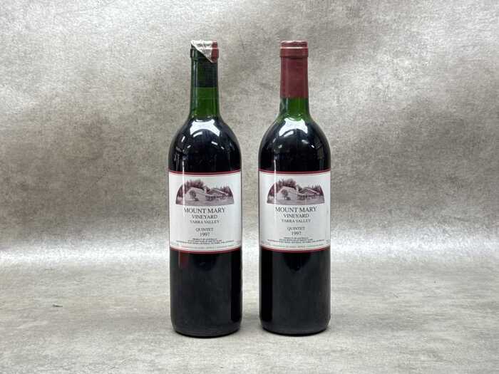 Two bottles of Mount Mary Yarra Valley Quintet 1997 (RRP $225 each)