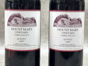 Two bottles of Mount Mary Yarra Valley Quintet 1997 (RRP $225 each) - 2