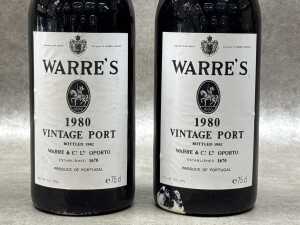 Two bottles of Warre's Port 1980 (RRP $300 each) - 2