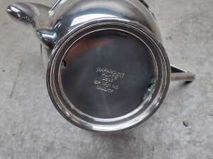 Art Deco silver plated four piece tea and coffee service - 5