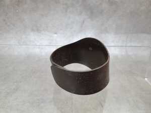 Victorian bronze tone vulcanite bangle - 2