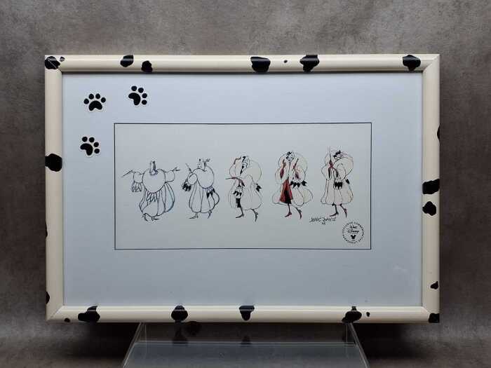 Marc Davis for Walt Disney Studios, Cruella de Vil, 1995. Lithographic print on paper