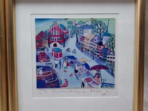 Arvid Norendal, Norweigan folk scenes (2). Pair of editioned prints on paper - 4