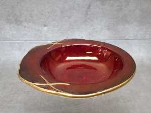 Five pieces of Carlton Ware Rouge Royal porcelain - 4