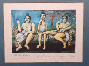 Katharina Rapp (Germany, Australia, 1950- ), The Three Disgraces, 400/500. Print on paper - 2