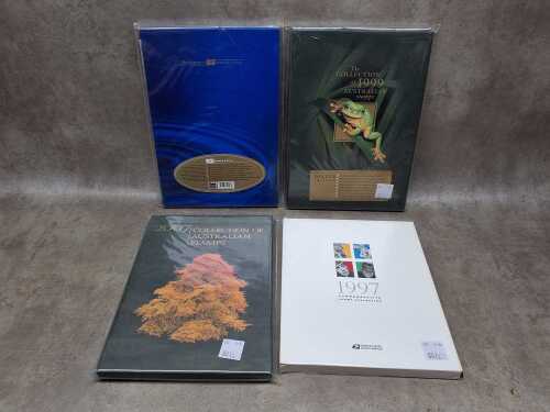 4 x Yearbook stamp albums