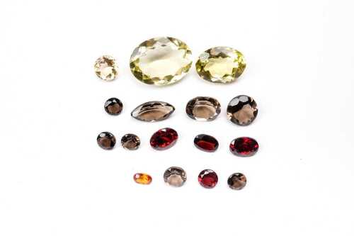 A collection of gemstones weighing 47.25cts