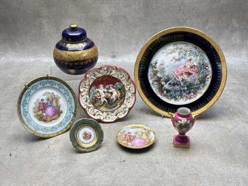 Mainly Limoges porcelain